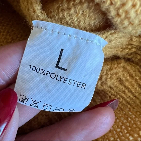 Mustard Cardigan with Daisy Embroidery - Picture 5 of 5